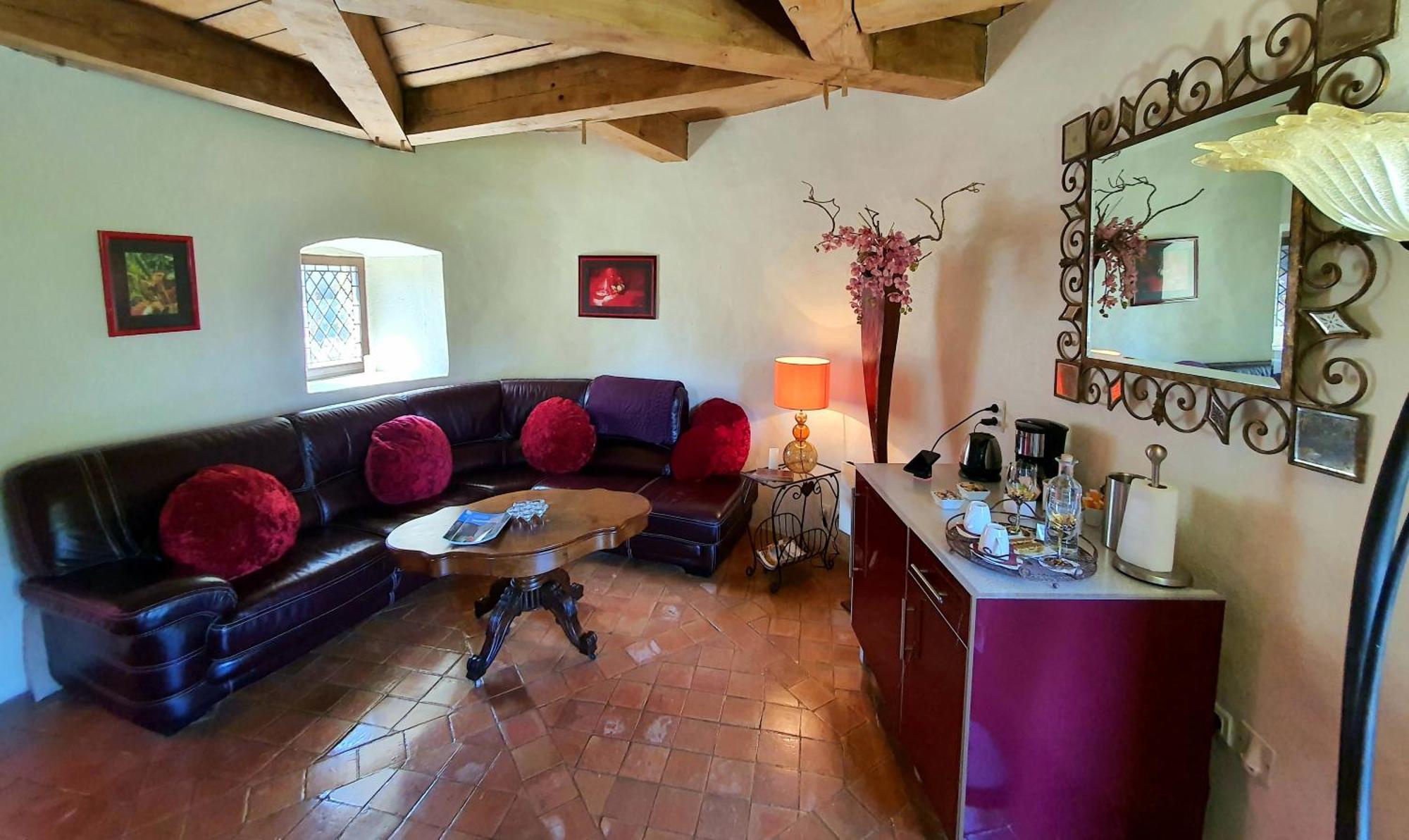 Chambre D'Hotes Au Chateau De Belcastel Esterno foto